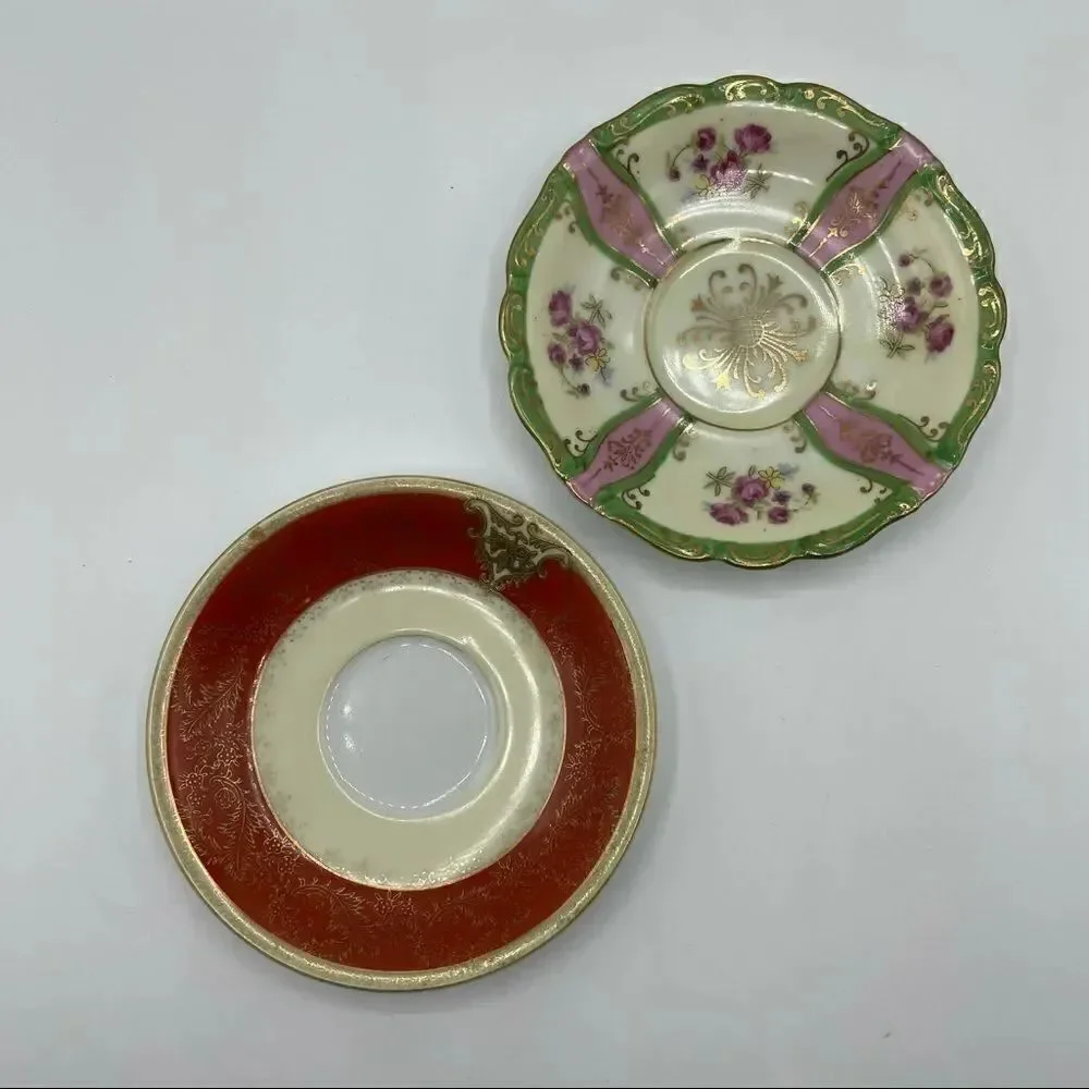 Set of Vintage Occupied Japan China Saucers